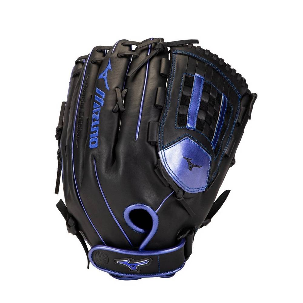 Mizuno Men's MVP Prime SE Slowpitch Softball Glove 14" Black/Royal (312857-BYG)